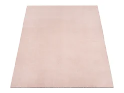 the carpet Alfombra pelo corto lavable antideslizante - Rosa - 140 x 200 cm - RELAX Rosa palo Best