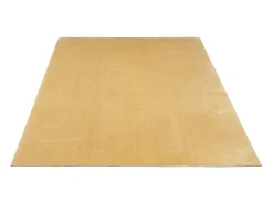 the carpet Alfombra pelo corto lavable antideslizante - Oro - 200 x 280 cm - RELAX Dorado Outlet