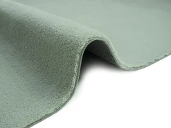 the carpet Alfombra pelo corto lavable antideslizante - Verde - 60 x 110 cm - RELAX Verde claro Online