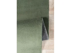 the carpet Alfombra pelo corto lavable antideslizante - Bosque - 120 x 160 cm - RELAX Verde