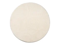the carpet Alfombra pelo corto lavable antideslizante - - 160 cm Redondo - RELAX Beige Outlet