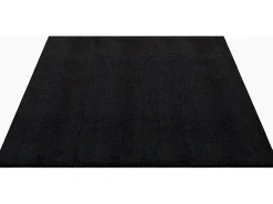 the carpet Alfombra pelo corto lavable antideslizante - - 120 x 160 cm - RELAX Negro