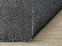 the carpet Alfombra pelo corto lavable antideslizante - Antracita - 140 x 200 cm - RELAX Gris antracita Best