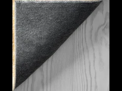 Best the carpet Alfombra pelo corto lavable antideslizante - Oro - 120 cm Redondo - RELAX Dorado