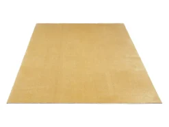 the carpet Alfombra pelo corto lavable antideslizante - Oro - 80 x 150 cm - RELAX Dorado Best