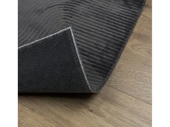Hot Alfombra pelo corto look escandinavo IZA antracita 160x230 cm ES42067 Gris antracita