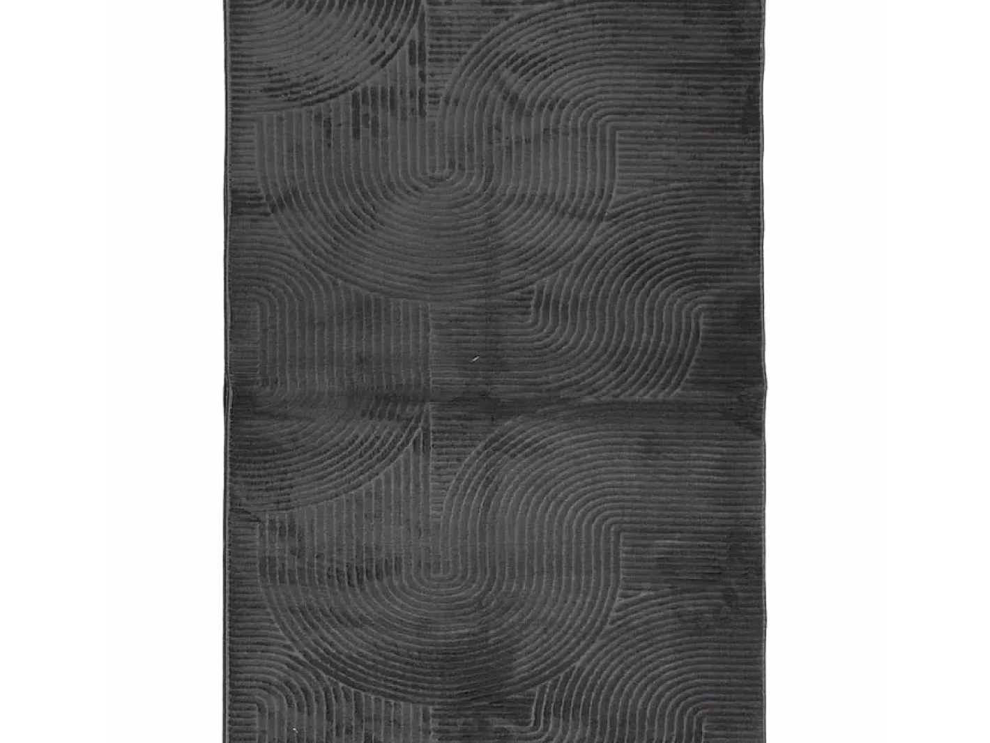 Alfombra pelo corto look escandinavo IZA antracita 240x340 cm ES45969 Gris antracita