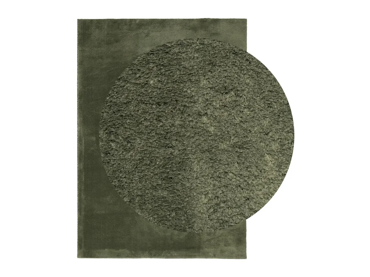 Alfombra pelo corto suave lavable HUARTE bosque 140x200cm ES42722 Verde Sale
