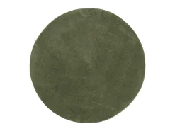 Alfombra pelo corto suave lavable HUARTE bosque Ø 80 cm ES64134 Verde