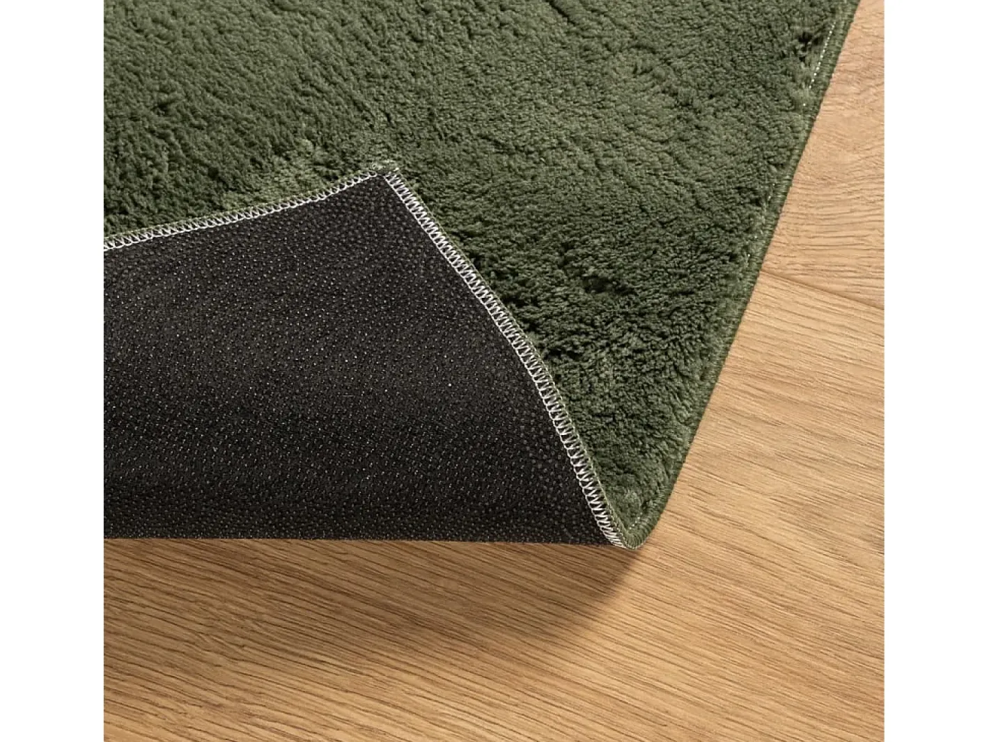 Alfombra De Salón-Alfombra pelo corto suave lavable HUARTE bosque 200x280cm ES88012 Verde
