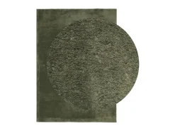 Alfombra De Salón-Alfombra pelo corto suave lavable HUARTE bosque 200x280cm ES88012 Verde