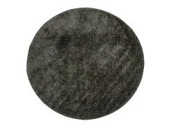 Alfombra De Salón|Alfombra Redonda-Alfombra pelo largo aspecto brillante ISTAN antracita Ø 160 cm ES78121 Gris antracita
