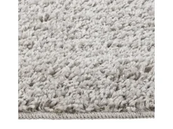 Alfombra peluda antideslizante 80x150 cm ES29960 Gris claro Hot