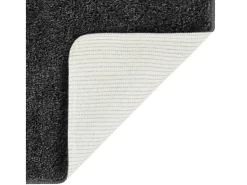Alfombra peluda antideslizante oscuro 120x170 cm ES49299 Gris Hot