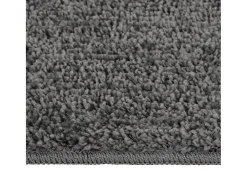 New Clicnbuy Alfombra peluda antideslizante oscuro 120x170 cm Gris