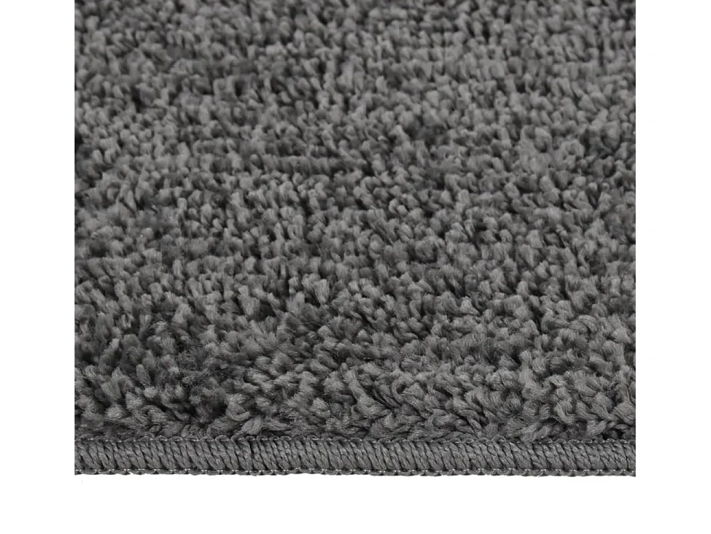 New Clicnbuy Alfombra peluda antideslizante oscuro 120x170 cm Gris
