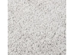 Alfombra De Salón-Alfombra peluda antideslizante 140x200 cm ES46304 Gris claro