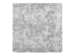 Alfombra peluda NAVARRA Plata 160x160 cm Gris Online