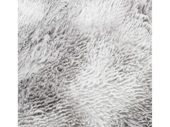 Alfombra peluda NAVARRA Plata 160x160 cm Gris Online