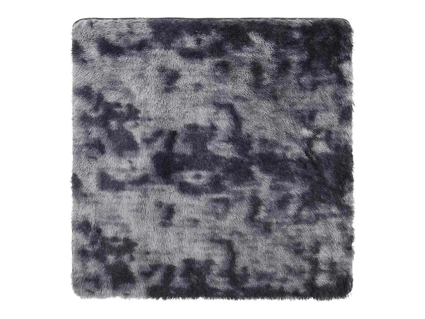 Hot Alfombra peluda NAVARRA oscuro 160x160 cm Gris