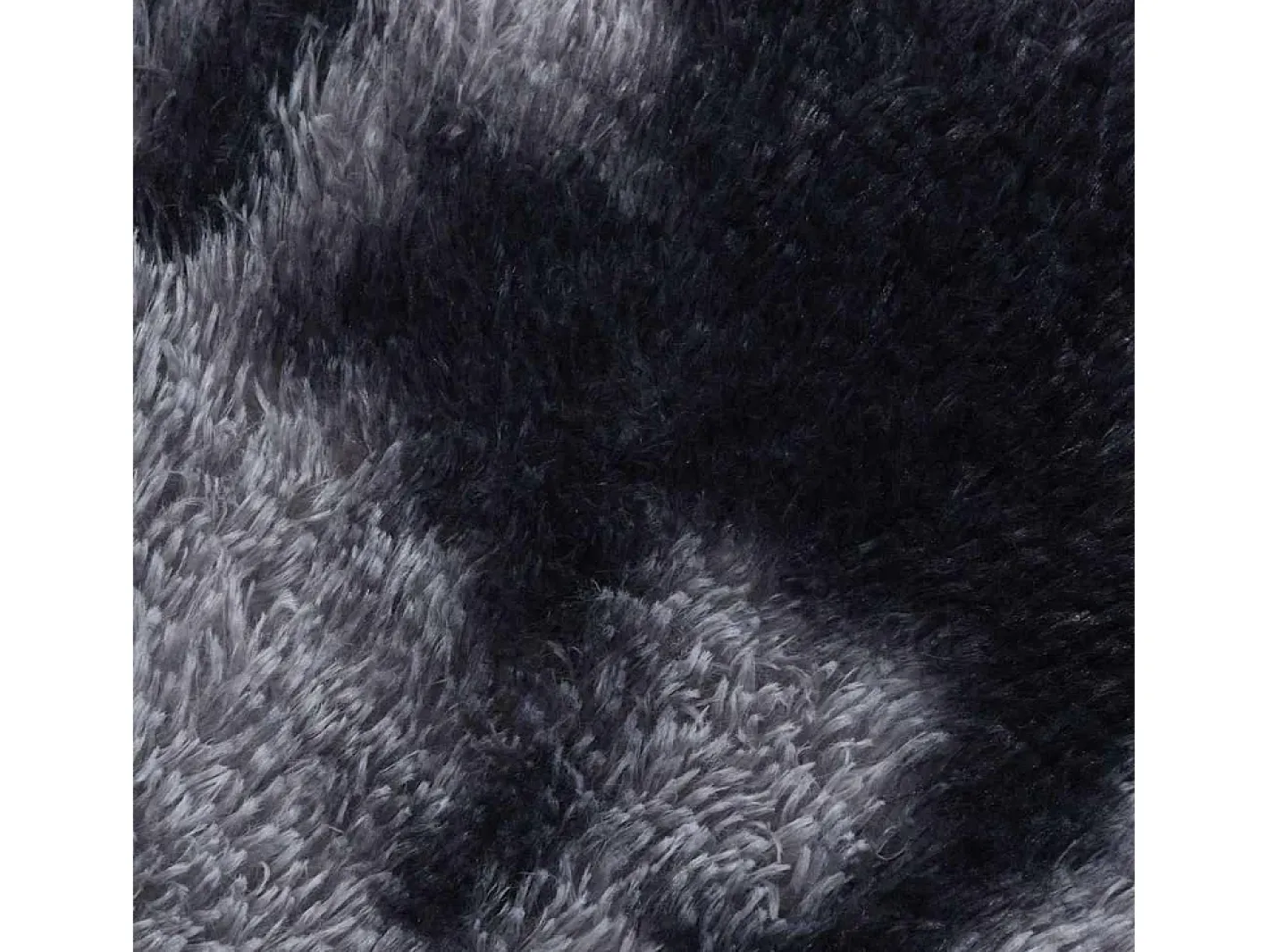 Hot Alfombra peluda NAVARRA oscuro 160x160 cm Gris
