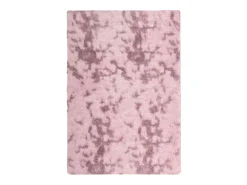 Outlet Alfombra peluda NAVARRA Polvo 200x290 cm Rosa