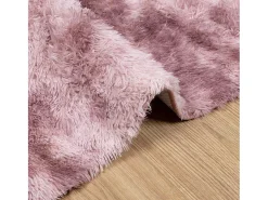 Outlet Alfombra peluda NAVARRA Polvo 200x290 cm Rosa