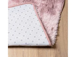 Alfombra De Cocina-Alfombra peluda NAVARRA Polvo 240x340 cm Rosa