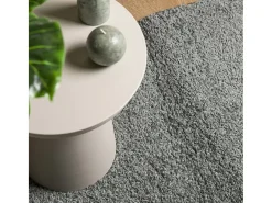 New Alfombra peluda PAMPLONA, pelo largo, moderno, 160x160 cm Verde