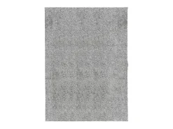 Alfombra De Cocina-Alfombra peluda PAMPLONA, pelo largo, moderna, , 140x200 cm Gris