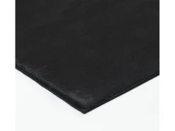 the carpet Alfombra De Salón-Alfombra piel sintética suave lavable - - 140 x 200 cm - COSY Negro