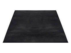 the carpet Alfombra De Salón-Alfombra piel sintética suave lavable - - 140 x 200 cm - COSY Negro