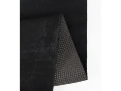 the carpet Alfombra De Salón-Alfombra piel sintética suave lavable - - 140 x 200 cm - COSY Negro