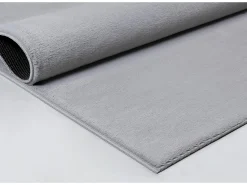 the carpet Alfombra De Salón-Alfombra piel sintética suave lavable - - 140 x 200 cm - COSY Gris