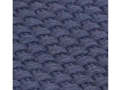 Alfombra rectangular algodón marino 160x230 cm ES65642 Azul Clearance