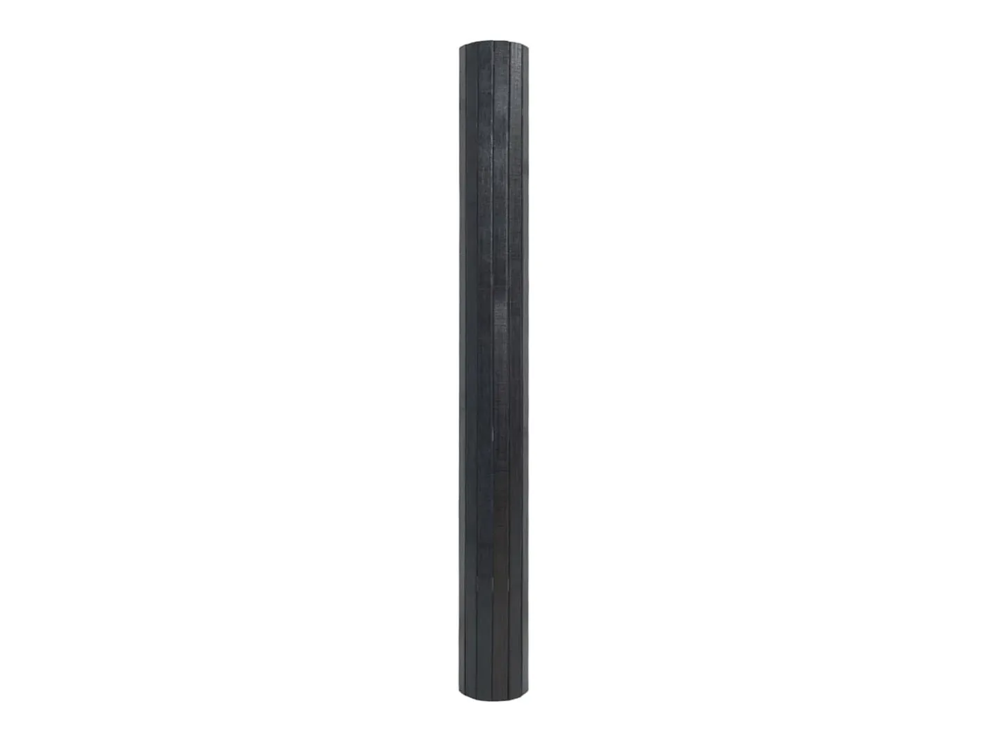 Clicnbuy Alfombra De Salón-Alfombra rectangular bambú 60x200 cm Gris