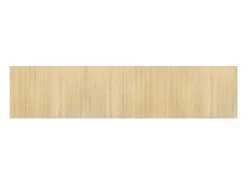 Clicnbuy Alfombra De Salón-Alfombra rectangular bambú color natural claro 70x300 cm Beige