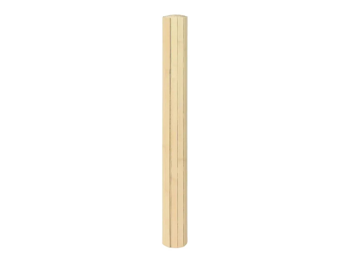Clicnbuy Alfombra De Salón-Alfombra rectangular bambú color natural claro 70x300 cm Beige