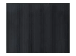 Clicnbuy Alfombra De Salón-Alfombra rectangular bambú 80x100 cm Negro