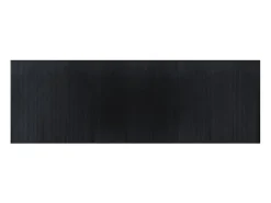 Clicnbuy Alfombra De Salón-Alfombra rectangular bambú 100x300 cm Negro