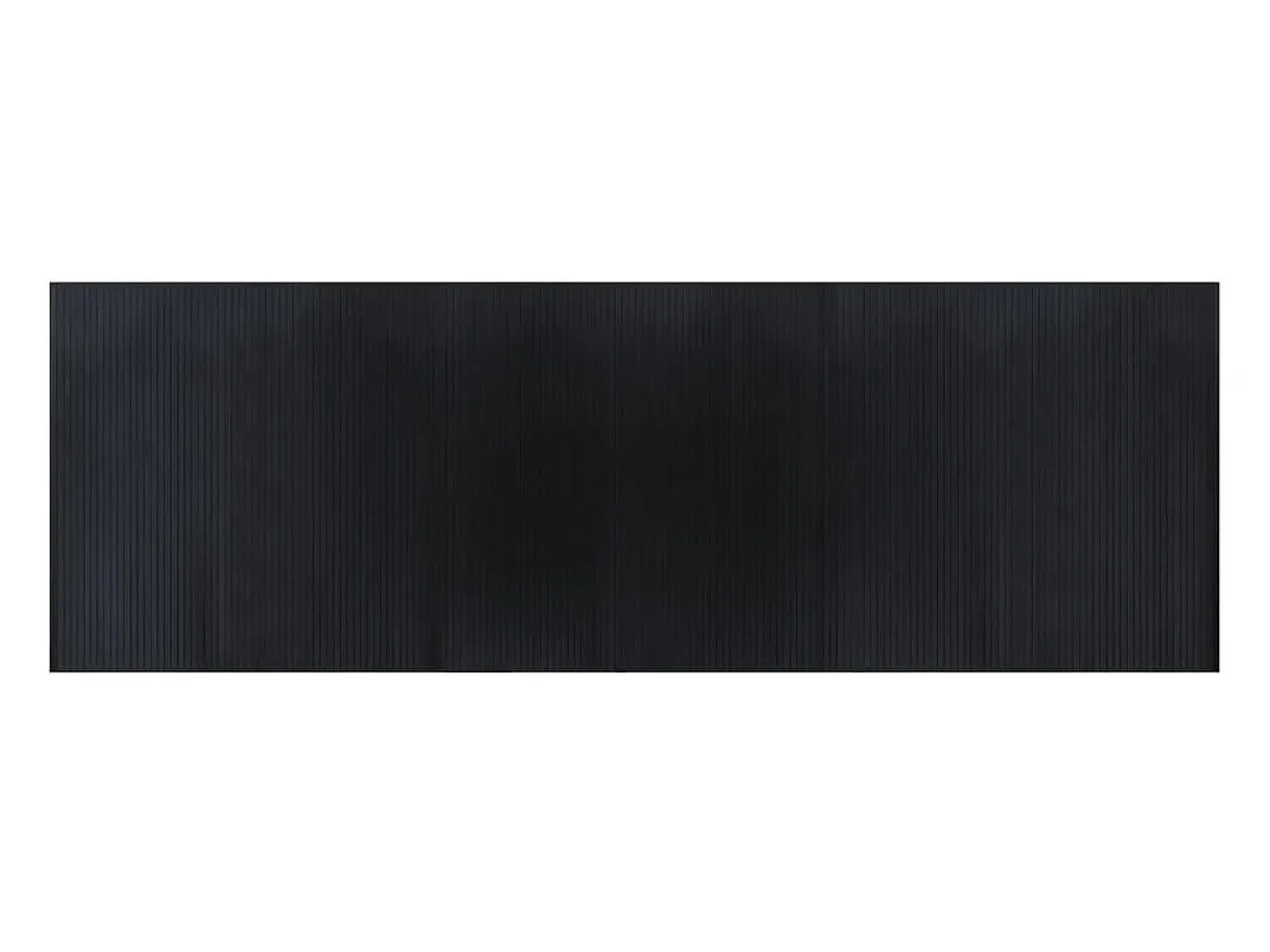 Clicnbuy Alfombra De Salón-Alfombra rectangular bambú 100x300 cm Negro