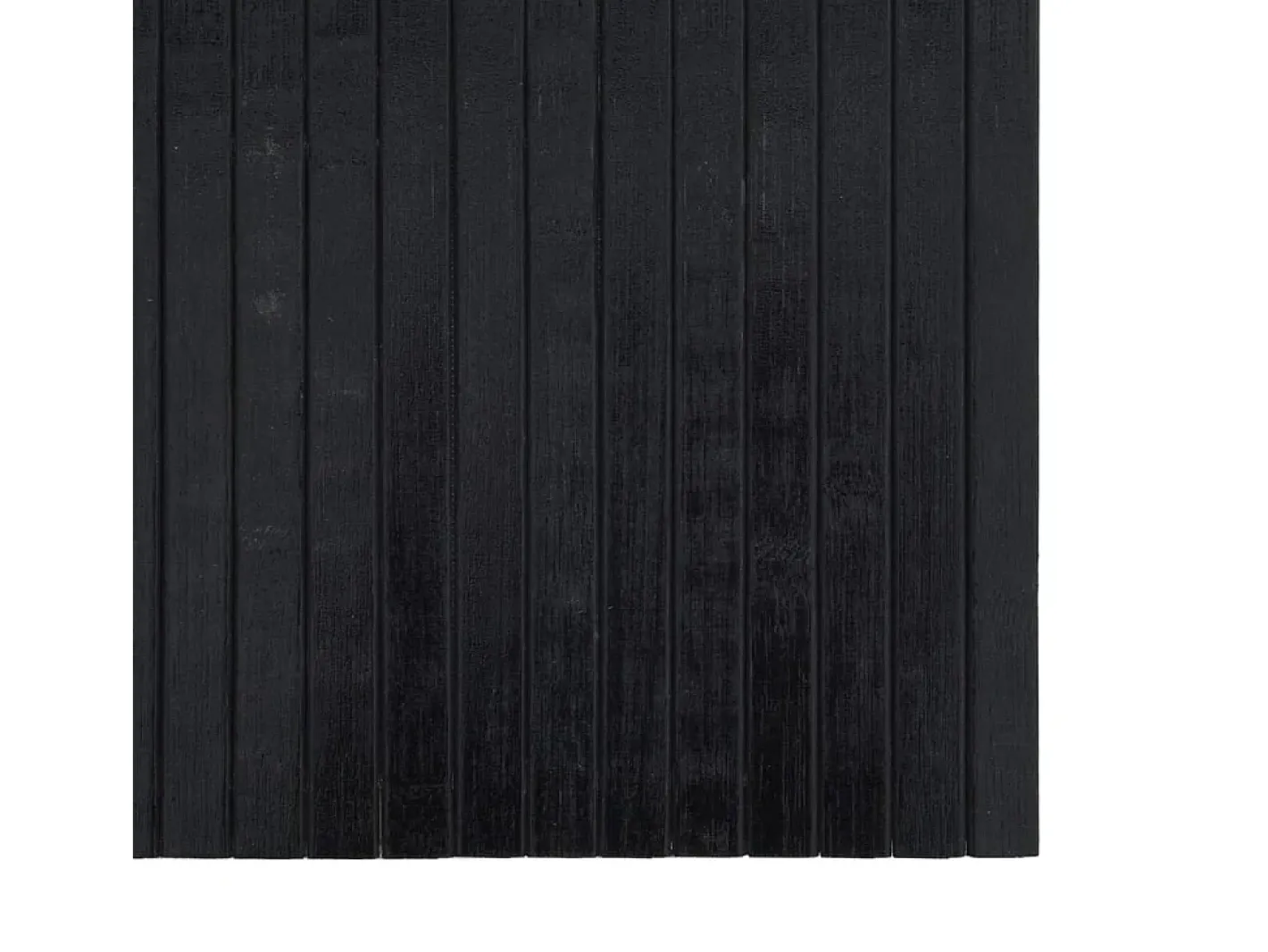 Clicnbuy Alfombra De Salón-Alfombra rectangular bambú 100x300 cm Negro