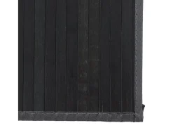 Clicnbuy Alfombra De Salón-Alfombra rectangular bambú 80x1000 cm Gris