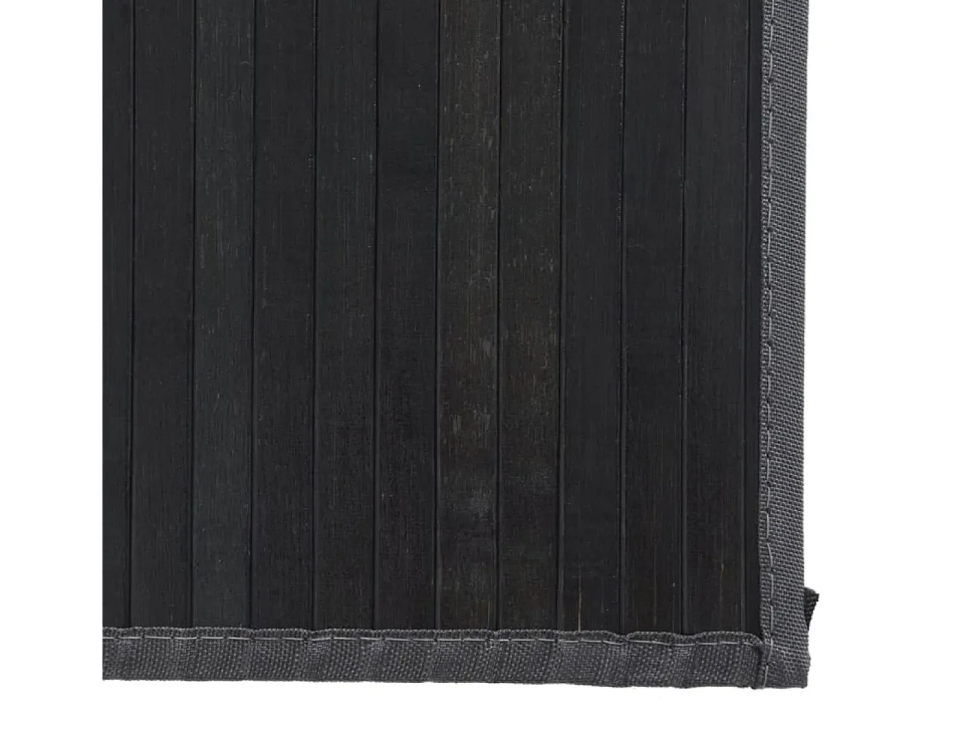 Clicnbuy Alfombra De Salón-Alfombra rectangular bambú 80x1000 cm Gris