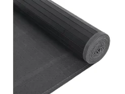 Clicnbuy Alfombra De Salón-Alfombra rectangular bambú 80x1000 cm Gris