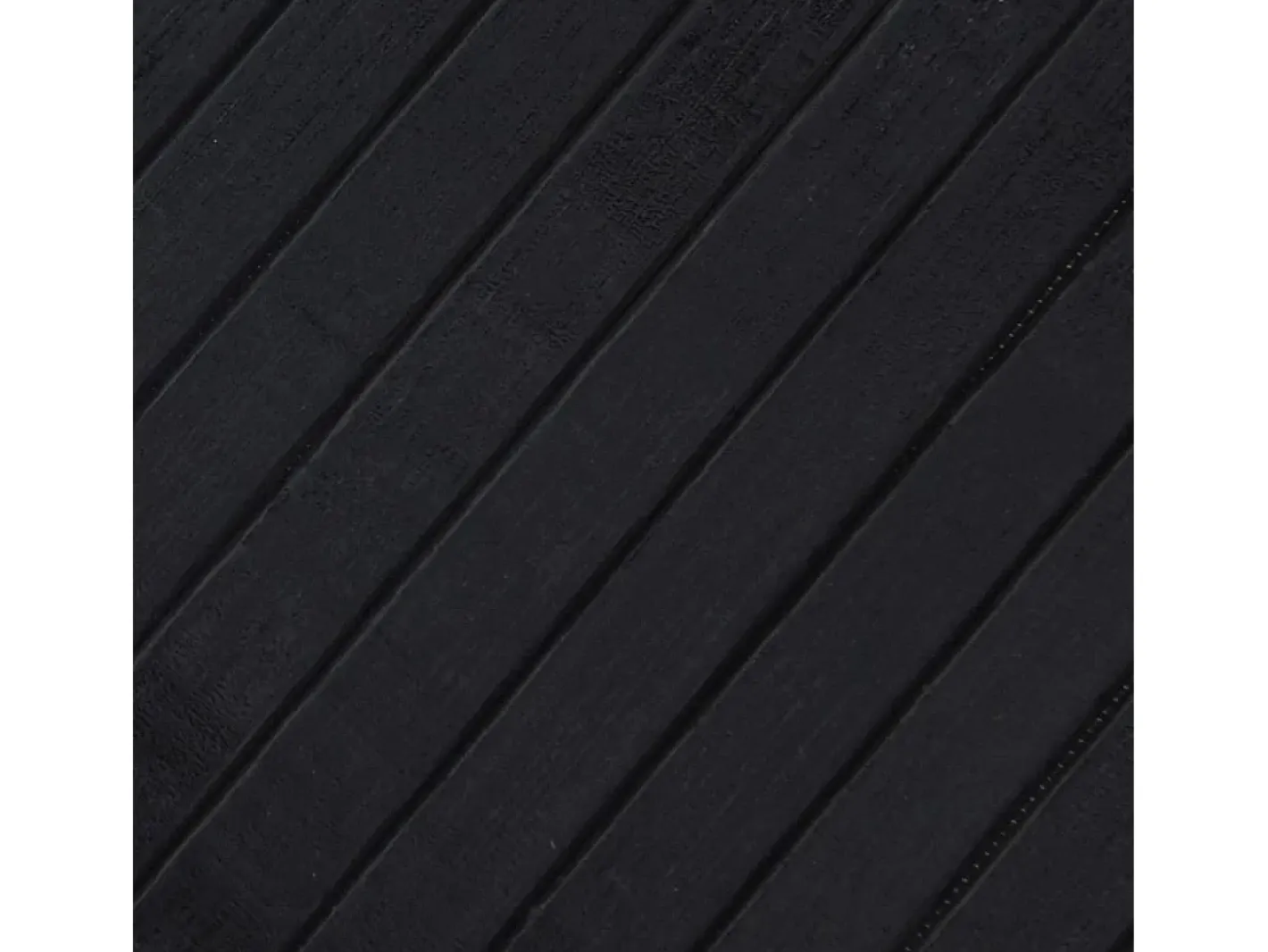 Clicnbuy Alfombra De Salón-Alfombra rectangular bambú 100x200 cm Negro