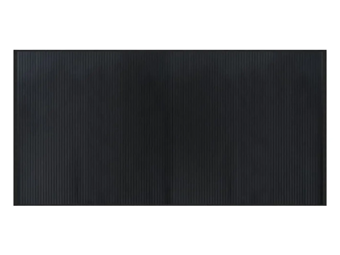 Clicnbuy Alfombra De Salón-Alfombra rectangular bambú 100x200 cm Negro