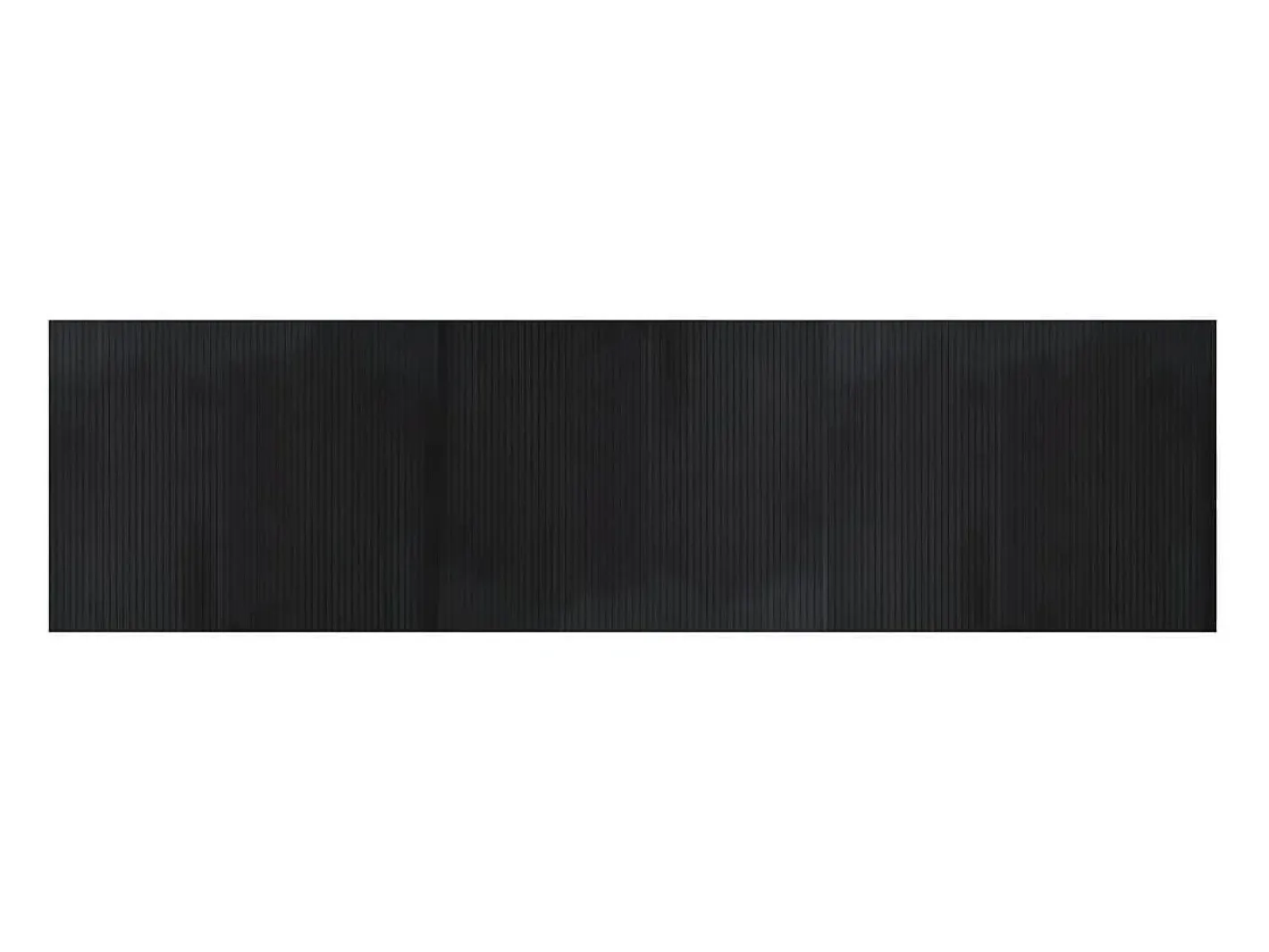 Clicnbuy Alfombra De Salón-Alfombra rectangular bambú 80x300 cm Negro