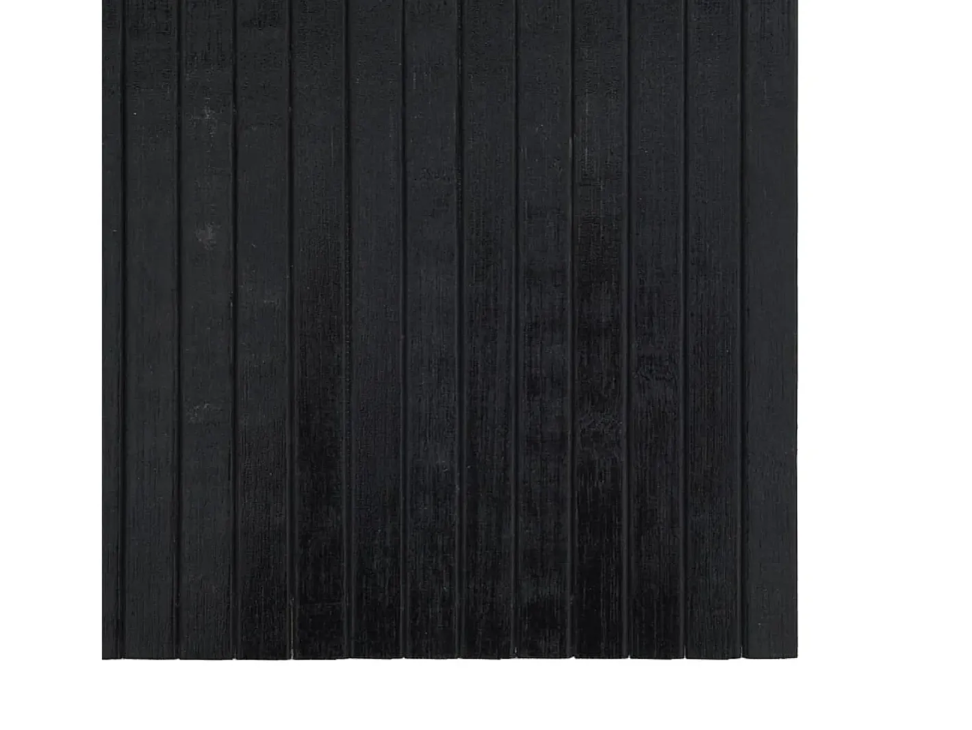 Clicnbuy Alfombra De Salón-Alfombra rectangular bambú 70x200 cm Negro