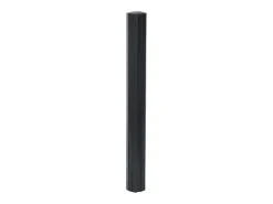 Clicnbuy Alfombra De Salón-Alfombra rectangular bambú 70x200 cm Negro